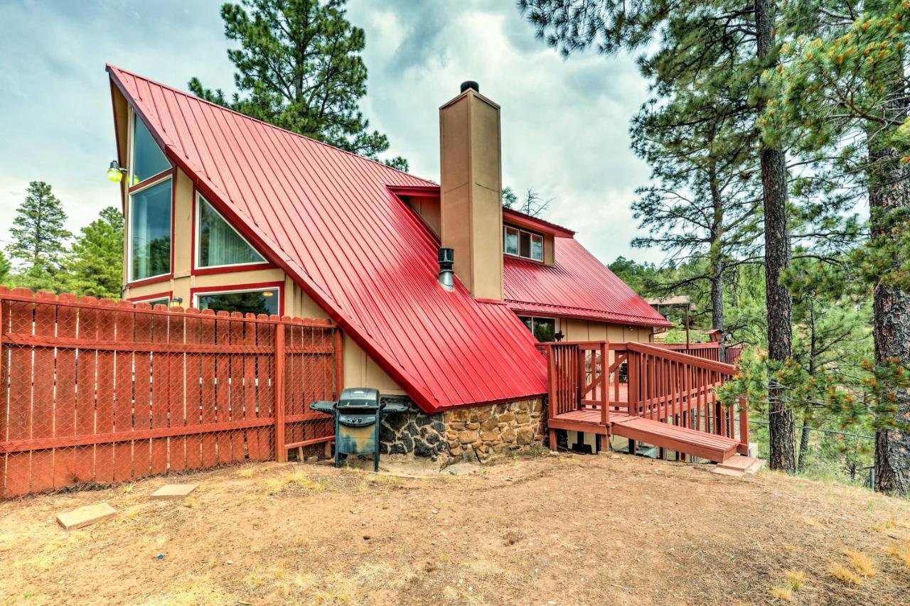 A-Frame Ruidoso Retreat With Deck, Grill And Views! Villa Dış mekan fotoğraf